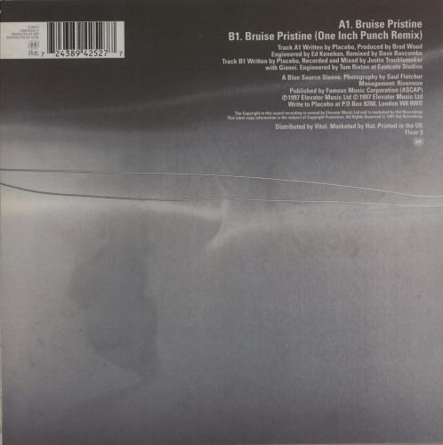 Placebo Bruise Pristine 7" vinyl single (7 inch record / 45) UK CEB07BR85453