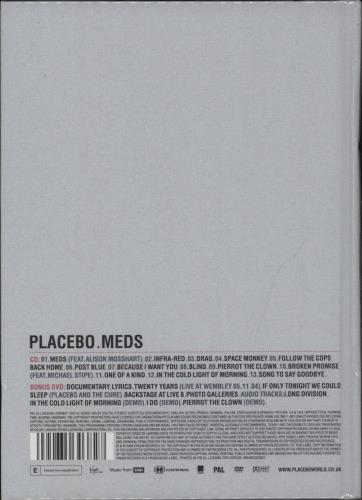 Placebo Meds 2-disc CD/DVD set UK CEB2DME351600