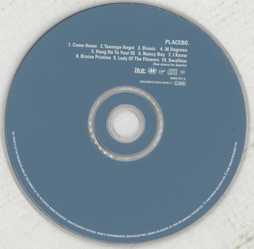 Placebo Placebo CD album (CDLP) UK CEBCDPL485894