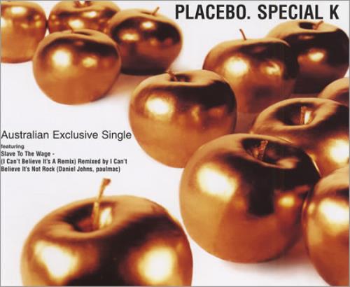 Placebo Special K CD single (CD5 / 5") Australian CEBC5SP175212