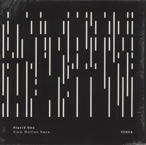 Placid One Slow Motion Race - Clear Vinyl 12" vinyl single (12 inch record / Maxi-single) UK 9LC12SL879055