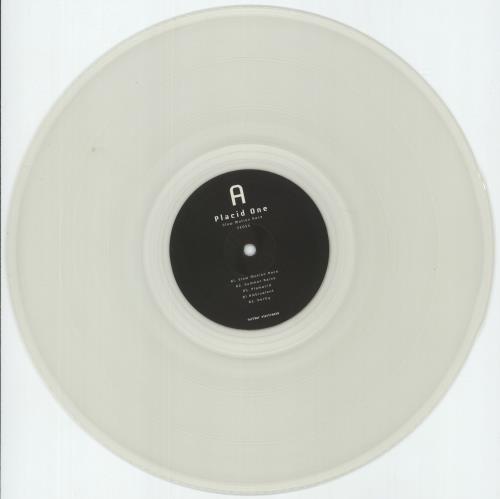 Placid One Slow Motion Race - Clear Vinyl 12" vinyl single (12 inch record / Maxi-single) UK 9LC12SL879055