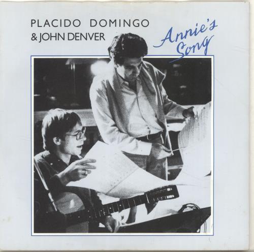 Placido Domingo Annie's Song 7" vinyl single (7 inch record / 45) UK PLD07AN689088