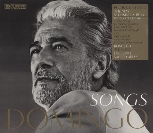 Placido Domingo Songs - Tesco Exclusive 2 CD album set (Double CD) UK PLD2CSO876804