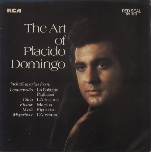 Placido Domingo The Art Of Placido Domingo vinyl LP album (LP record) UK PLDLPTH861141