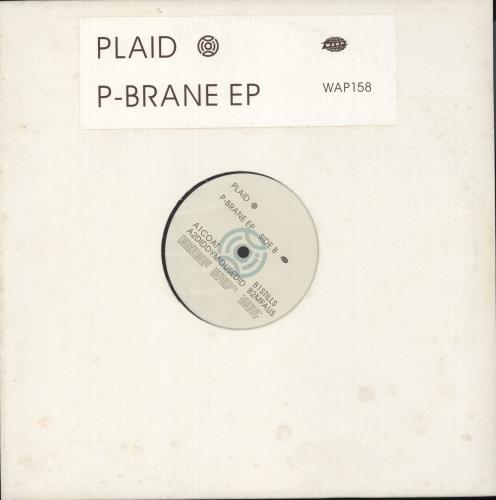 Plaid P-Brane EP 12" vinyl single (12 inch record / Maxi-single) UK P/D12PB880287