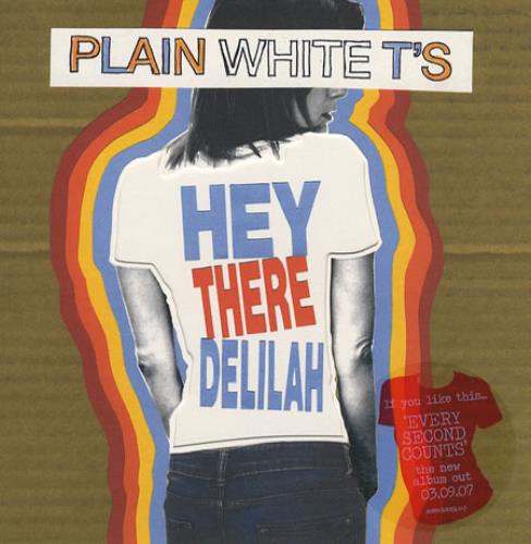 Plain White T's Hey There Delilah UK 2-CD single set (Double CD