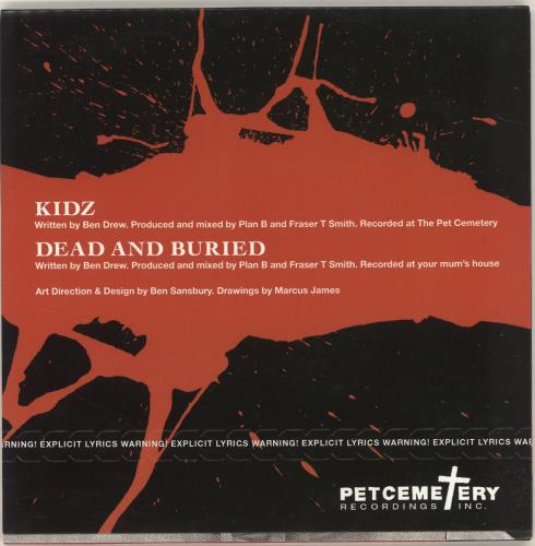 Plan B Kidz 7" vinyl single (7 inch record / 45) UK PCJ07KI441605