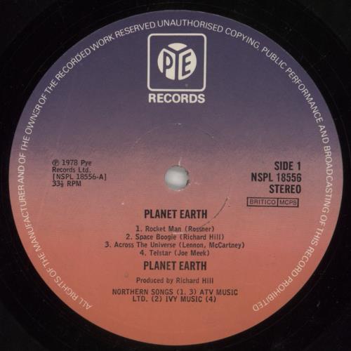 Planet Earth Planet Earth! - EX vinyl LP album (LP record) UK P3ALPPL578476