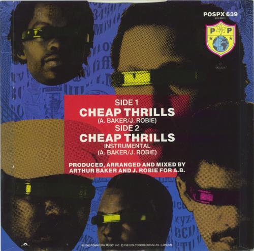 Planet Patrol Cheap Thrills 12" vinyl single (12 inch record / Maxi-single) UK 40B12CH807927