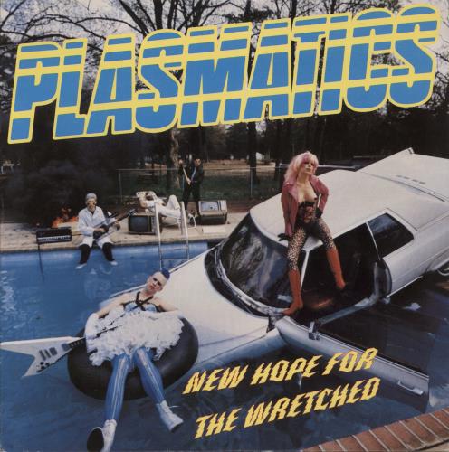 Plasmatics New Hope For The Wretched - 1st - Gold Stamped Promo + Vintage Sticker & Badge vinyl LP album (LP record) US LCSLPNE871300