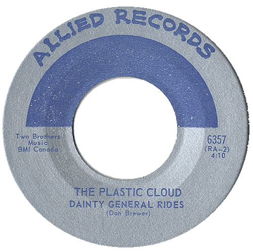 Plastic Cloud Shadows Of Your Mind 7" vinyl single (7 inch record / 45) Canadian PCD07SH438339