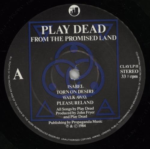 Play Dead From The Promised Land - 1st - EX vinyl LP album (LP record) UK PDDLPFR277342