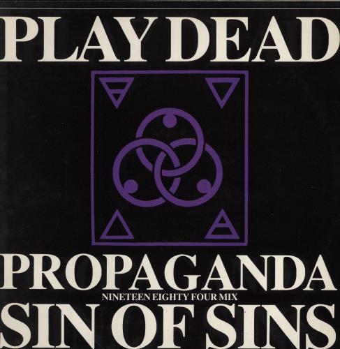 Play Dead Propaganda (Nineteen Eighty Four Mix) 12" vinyl single (12 inch record / Maxi-single) UK PDD12PR768281