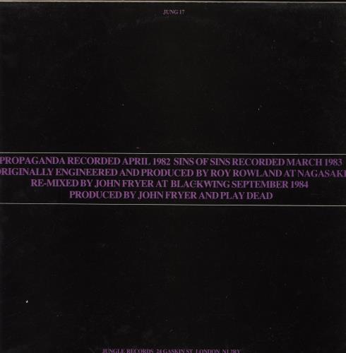 Play Dead Propaganda (Nineteen Eighty Four Mix) 12" vinyl single (12 inch record / Maxi-single) UK PDD12PR768281