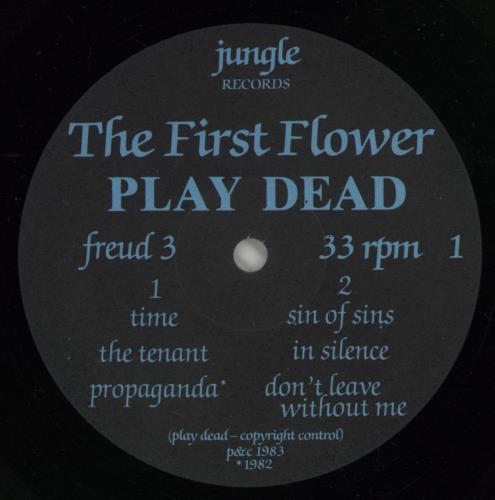 Play Dead The First Flower vinyl LP album (LP record) UK PDDLPTH277360