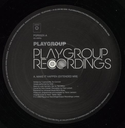 Playgroup Make It Happen 12" vinyl single (12 inch record / Maxi-single) UK AYG12MA578265