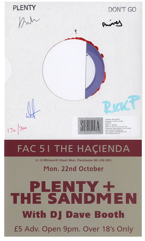 Plenty Broken - Autographed 7" vinyl single (7 inch record / 45) UK P4E07BR576973