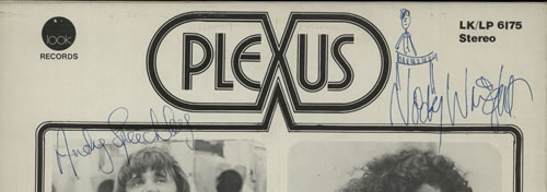 Plexus Plexus - Autographed vinyl LP album (LP record) UK XUSLPPL459652