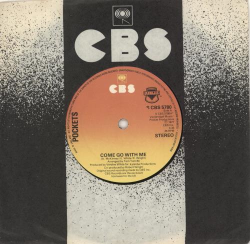 Pockets Come Go With Me 7" vinyl single (7 inch record / 45) UK P3C07CO743623