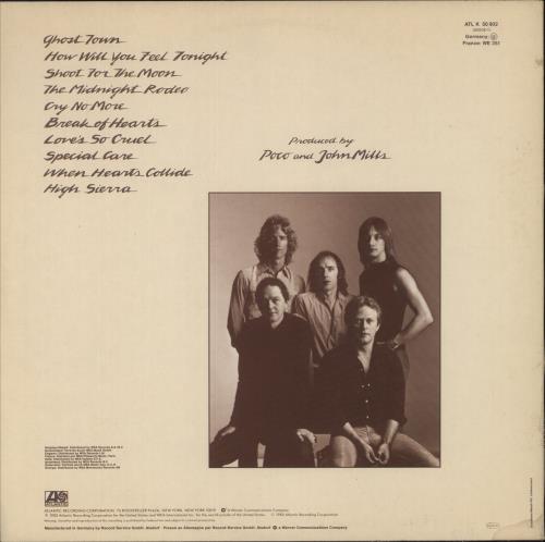 Poco Ghost Town vinyl LP album (LP record) German POCLPGH284579