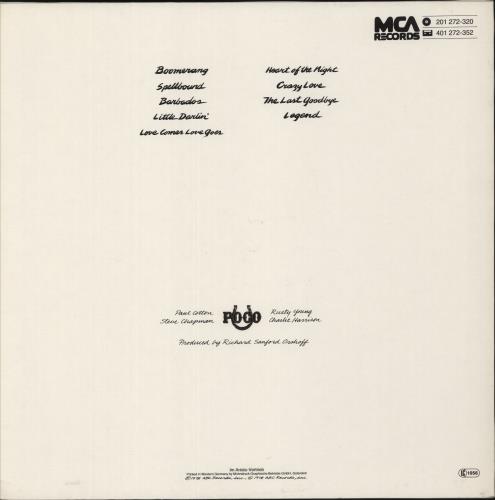 Poco Legend vinyl LP album (LP record) German POCLPLE863932