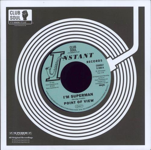 Point Of View I'm Superman 7" vinyl single (7 inch record / 45) UK 3XI07IM772318