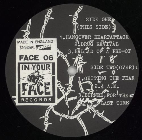 Poison Idea Ian Mackaye - Censored Sleeve - VG vinyl LP album (LP record) UK PSNLPIA867457