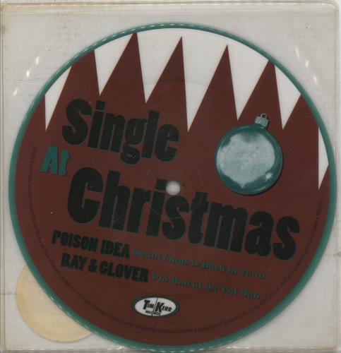 Poison Idea Single At Christmas 7" vinyl picture disc (7 inch picture disc single) US PSN7PSI868828