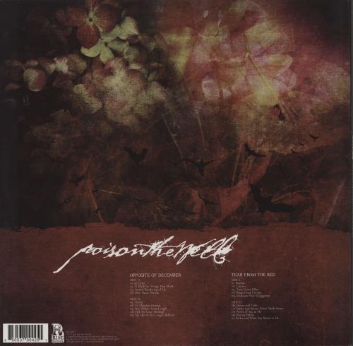 Poison The Well The Opposite of December/Tear From The Red - Clear Vinyl 2-LP vinyl record set (Double LP Album) US PIW2LTH756209