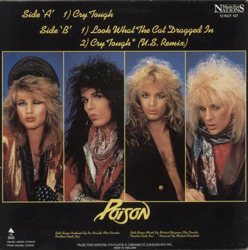 Poison Cry Tough 12" vinyl single (12 inch record / Maxi-single) UK POI12CR277429