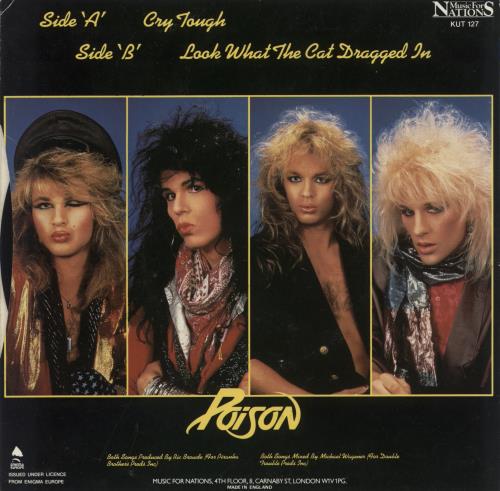 Poison Cry Tough 7" vinyl single (7 inch record / 45) UK POI07CR583139