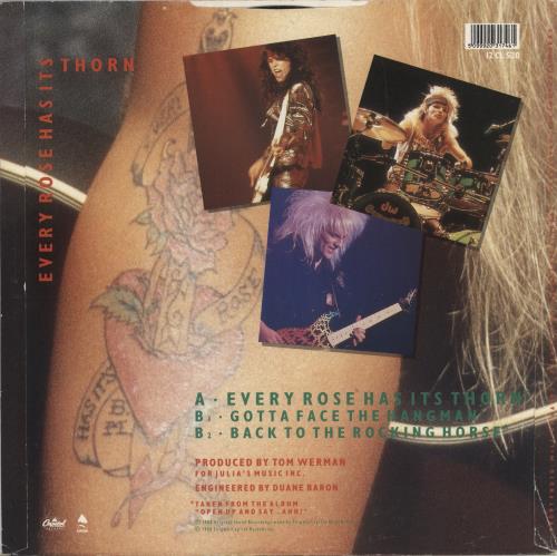 Poison Every Rose Has Its Thorn 12" vinyl single (12 inch record / Maxi-single) UK POI12EV463248