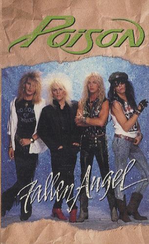 Poison Fallen Angel cassette single US POICSFA276322