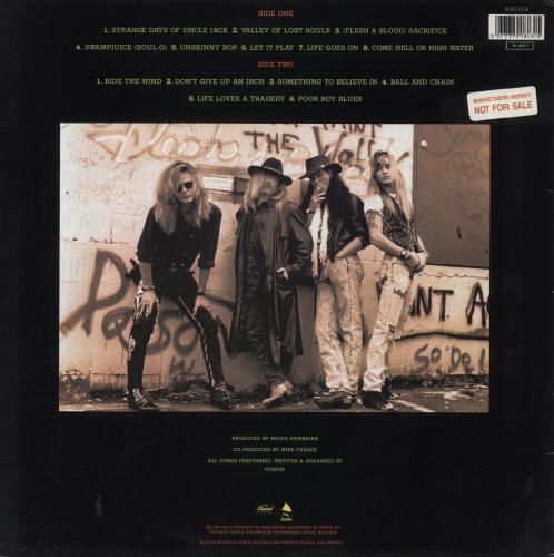 Poison Flesh & Blood vinyl LP album (LP record) UK POILPFL586442