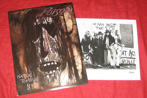 Poison Native Tongue media press pack US POIPPNA29992