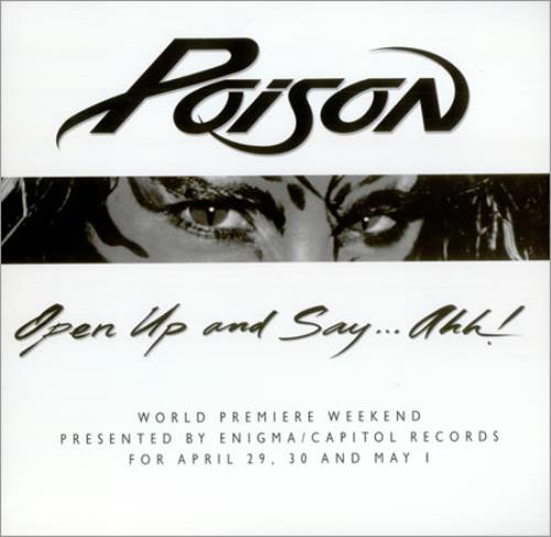 Poison Open Up And Say...Ahh! 2-LP vinyl record set (Double LP Album) US POI2LOP23637