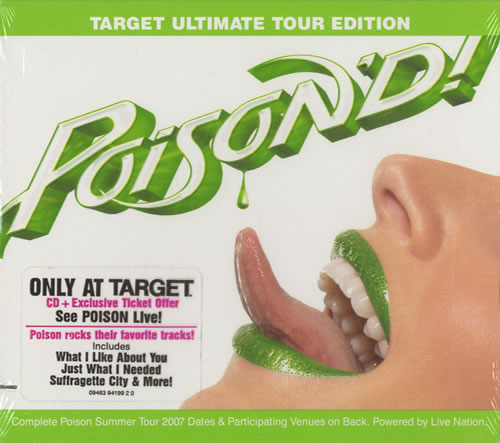 Poison Poison'd! - Target Stores Edition CD album (CDLP) US POICDPO464081