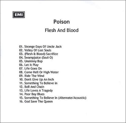 Poison Remastered Set CD-R acetate UK POICRRE369786