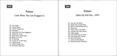 Poison Remastered Set CD-R acetate UK POICRRE369786