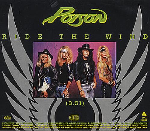 Poison Ride The Wind CD single (CD5 / 5") US POIC5RI352647
