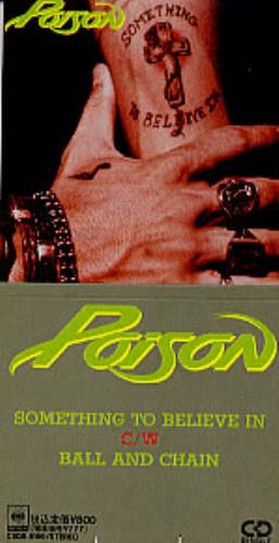 Poison Something To Believe In 3" CD single (CD3) Japanese POIC3SO221731