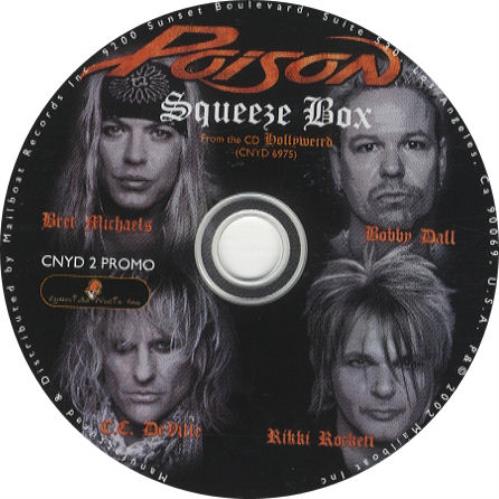 Poison Squeeze Box CD single (CD5 / 5") US POIC5SQ213616