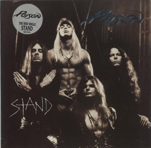 Poison Stand - Stickered 7" vinyl single (7 inch record / 45) UK POI07ST682574
