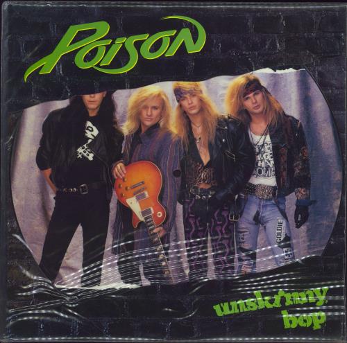 Poison Unskinny Bop 12" vinyl picture disc (12 inch picture record) UK POI2PUN01159