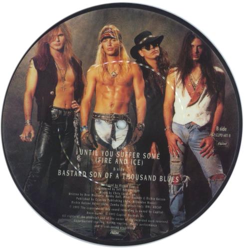 Poison Until You Suffer Some (Fire and Ice) 7" vinyl picture disc (7 inch picture disc single) UK POI7PUN214216