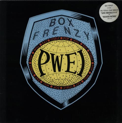 Pop Will Eat Itself Box Frenzy - Hype Stickered vinyl LP album (LP record) UK PWELPBO253948