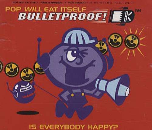 Pop Will Eat Itself Bulletproof CD single (CD5 / 5") UK PWEC5BU305095