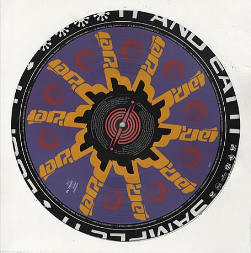 Pop Will Eat Itself Cure For Sanity + Insert picture disc LP (vinyl picture disc album) UK PWEPDCU98498