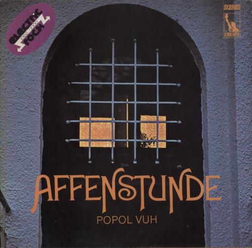 Popol Vuh Affenstunde - Hype Sticker vinyl LP album (LP record) German PVULPAF851959
